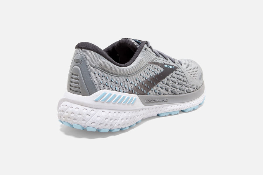 Brooks Adrenaline Gts 21 Road Loopschoenen Dames - Grijs - 458769ZMN